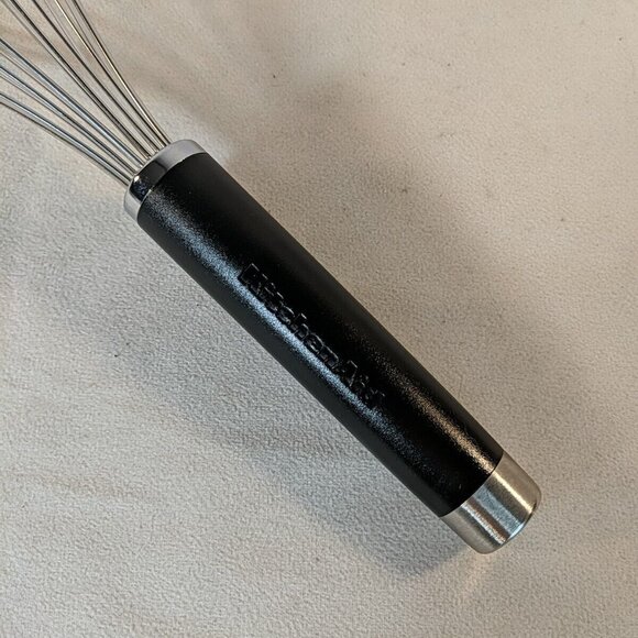 Kitchenaid Black Silver Stainless Steel Whisk Large 12" 1919 Hand Utility Metal - Picture 2 of 7